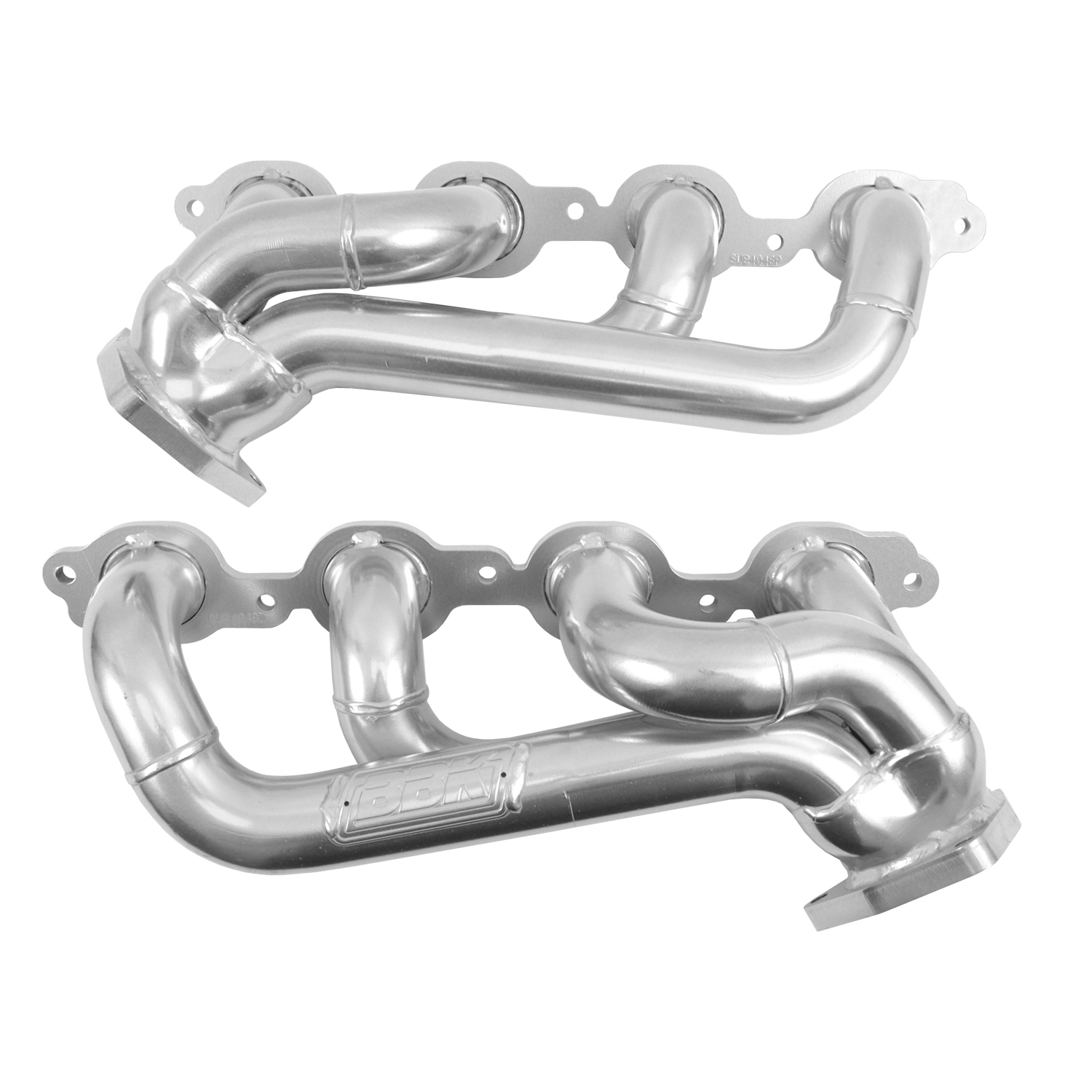 BBK Performance Parts 40480 2019-2024 CHEVY TRUCK 5.3/6.2L 1-3/4Â” SHORTY Headers (POLISHED SILVER CERAMIC)